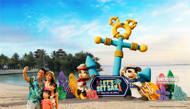 SINSentosa unveils A Magical Island Adventure with Disney Cruise Line Captain Mickey Mouse and Captain Minnie Mouse